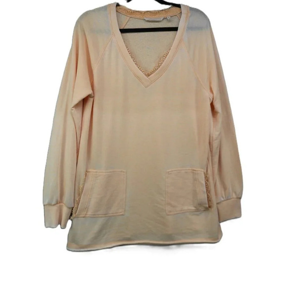 Soft Surroundings Long Sleeve Coral Tunic-Size Medium - Picture 1 of 11